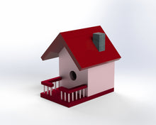 Load image into Gallery viewer, Canary Cottage Birdhouse - Digital Plans | Moderate