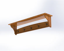 Load image into Gallery viewer, Fireside Warmth Coat Rack - Digital Plans | Moderate