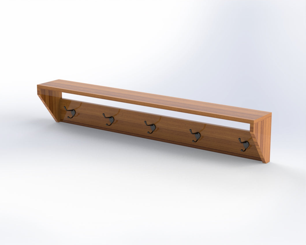 Fireside Retreat Coat Rack - Digital Plans | Moderate